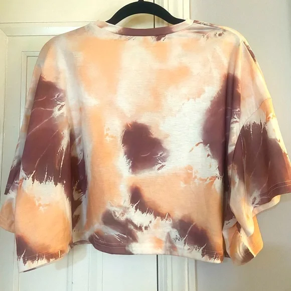 SHEIN cropped t shirt tie dye - Picture 2 of 3